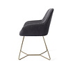 Jesper Home Kushi Eetkamerstoel - Black-Out, Beehive Gold Jesper Home Kushi Eetkamerstoel - Black-Out, Beehive Gold