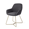Jesper Home Kushi Eetkamerstoel - Black-Out, Beehive Gold Jesper Home Kushi Eetkamerstoel - Black-Out, Beehive Gold