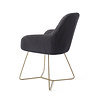 Jesper Home Kushi Eetkamerstoel - Black-Out, Beehive Gold Jesper Home Kushi Eetkamerstoel - Black-Out, Beehive Gold