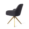Jesper Home Kushi Eetkamerstoel - Black-Out, Turn Gold Jesper Home Kushi Eetkamerstoel - Black-Out, Turn Gold