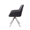 Jesper Home Kushi Eetkamerstoel - Black-Out, Turn Steel Jesper Home Kushi Eetkamerstoel - Black-Out, Turn Steel