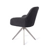 Jesper Home Kushi Eetkamerstoel - Black-Out, Turn Steel Jesper Home Kushi Eetkamerstoel - Black-Out, Turn Steel