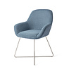 Jesper Home Kushi Eetkamerstoel - Ocean Eyes, Cross Steel Jesper Home Kushi Eetkamerstoel - Ocean Eyes, Cross Steel