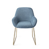 Jesper Home Kushi Eetkamerstoel - Ocean Eyes, Slide Gold Jesper Home Kushi Eetkamerstoel - Ocean Eyes, Slide Gold