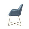 Jesper Home Kushi Eetkamerstoel - Ocean Eyes, Cross Gold Jesper Home Kushi Eetkamerstoel - Ocean Eyes, Cross Gold