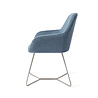 Jesper Home Kushi Eetkamerstoel - Ocean Eyes, Beehive Steel Jesper Home Kushi Eetkamerstoel - Ocean Eyes, Beehive Steel
