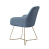 Jesper Home Kushi Eetkamerstoel - Ocean Eyes, Beehive Gold Jesper Home Kushi Eetkamerstoel - Ocean Eyes, Beehive Gold