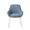 Jesper Home Kushi Eetkamerstoel - Ocean Eyes, Slide White Jesper Home Kushi Eetkamerstoel - Ocean Eyes, Slide White