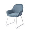 Jesper Home Kushi Eetkamerstoel - Ocean Eyes, Slide White Jesper Home Kushi Eetkamerstoel - Ocean Eyes, Slide White