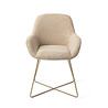 Jesper Home Kushi Eetkamerstoel - Desert Dunes, Cross Gold Jesper Home Kushi Eetkamerstoel - Desert Dunes, Cross Gold