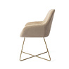 Jesper Home Kushi Eetkamerstoel - Desert Dunes, Cross Gold Jesper Home Kushi Eetkamerstoel - Desert Dunes, Cross Gold