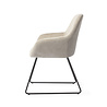Jesper Home Kushi Eetkamerstoel - Ivory Ivy, Slide Black Jesper Home Kushi Eetkamerstoel - Ivory Ivy, Slide Black