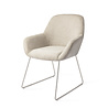 Jesper Home Kushi Eetkamerstoel - Ivory Ivy, Slide Steel Jesper Home Kushi Eetkamerstoel - Ivory Ivy, Slide Steel
