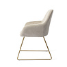 Jesper Home Kushi Eetkamerstoel - Ivory Ivy, Slide Gold Jesper Home Kushi Eetkamerstoel - Ivory Ivy, Slide Gold