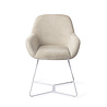 Jesper Home Kushi Eetkamerstoel - Ivory Ivy, Beehive White Jesper Home Kushi Eetkamerstoel - Ivory Ivy, Beehive White