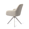 Jesper Home Kushi Eetkamerstoel - Ivory Ivy, Turn Steel Jesper Home Kushi Eetkamerstoel - Ivory Ivy, Turn Steel
