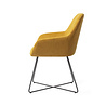 Jesper Home Kushi Eetkamerstoel - Sweet Corn, Cross Black Jesper Home Kushi Eetkamerstoel - Sweet Corn, Cross Black