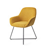 Jesper Home Kushi Eetkamerstoel - Sweet Corn, Cross Black Jesper Home Kushi Eetkamerstoel - Sweet Corn, Cross Black