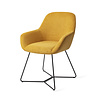 Jesper Home Kushi Eetkamerstoel - Sweet Corn, Beehive Black Jesper Home Kushi Eetkamerstoel - Sweet Corn, Beehive Black