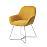Jesper Home Kushi Eetkamerstoel - Sweet Corn, Beehive Steel Jesper Home Kushi Eetkamerstoel - Sweet Corn, Beehive Steel
