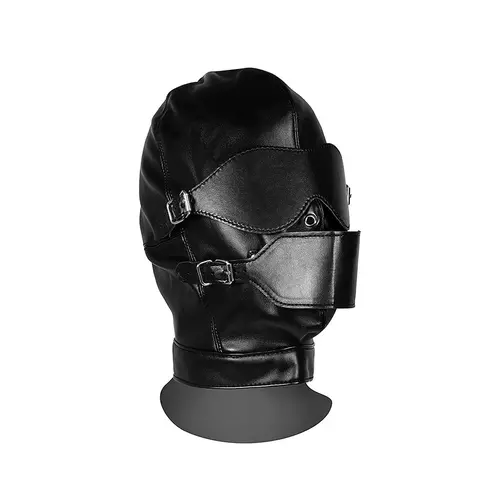 ShotS Blinddoekmasker Met Mondknevel - Zwart