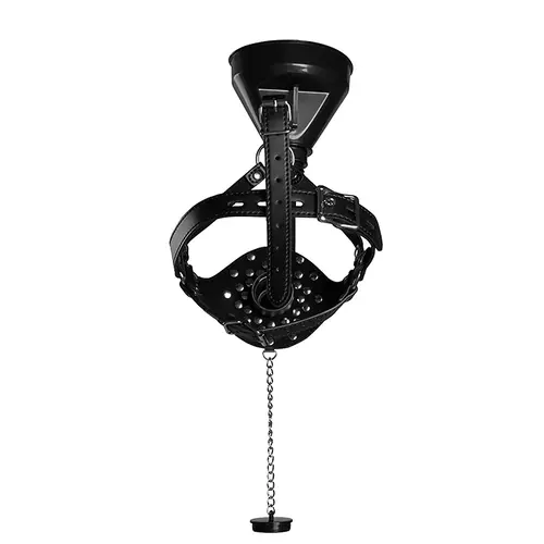 ShotS Gag Head Harness With Funnel
