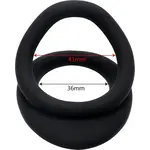 ShotS Cock Ring Silicone Black