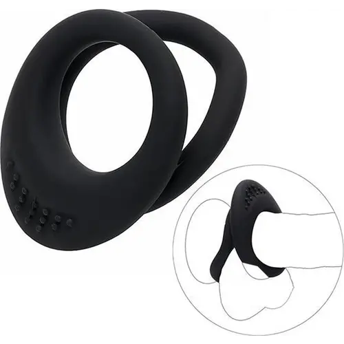 ShotS Cock Ring Silicone Black