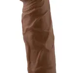 Dildo EZfunLok for Auxfun Plus Sex Machine Brown 21 cm