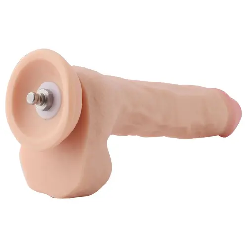 Dildo EZfunLok for Auxfun Plus Sex Machine Beige 24 cm