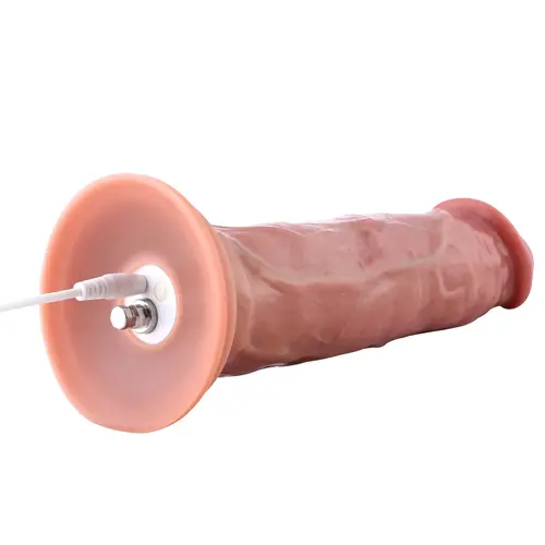 Dildo Vibrating inklusive Fernbedienung 23 CM KlicLok Beige