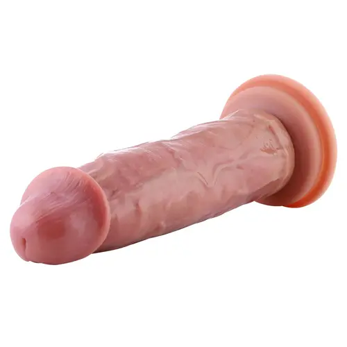 Dildo Vibrerend inclusief Afstandsbediening 23 CM KlicLok Beige