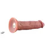 Dildo Vibrating including Remote Control 23 CM KlicLok Beige