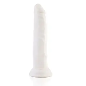 Realistischer Dildo KlicLok® und Saugnapf 22 CM Weiß