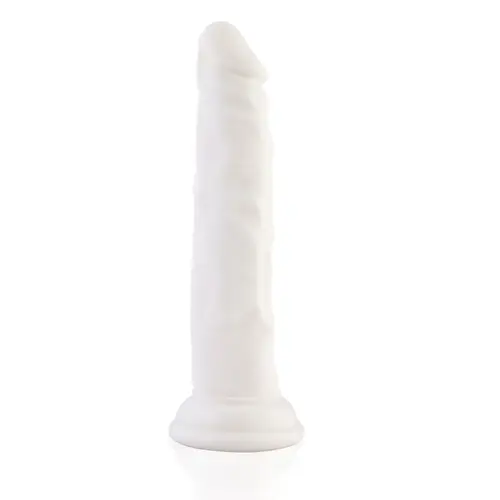 Realistischer Dildo KlicLok® und Saugnapf 22 CM Weiß