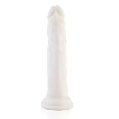 Realistischer Dildo KlicLok® und Saugnapf 22 CM Weiß