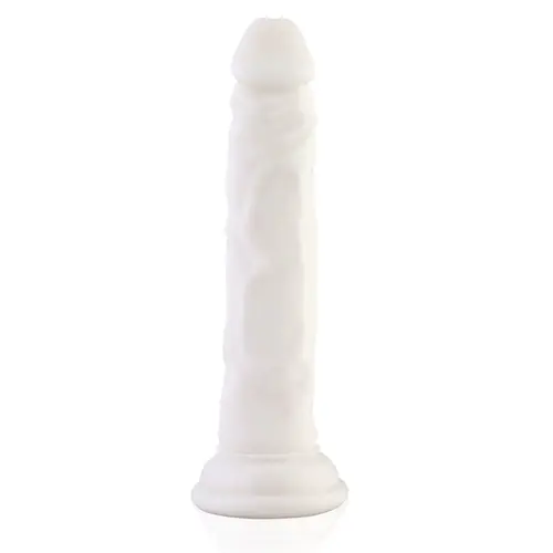 Realistischer Dildo KlicLok® und Saugnapf 22 CM Weiß