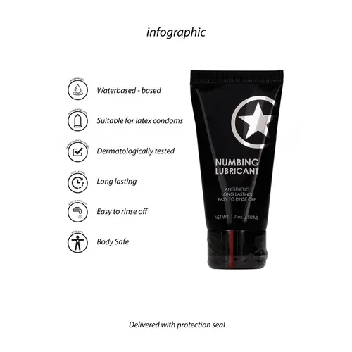 Water-based narcotic lubricant 50 ml