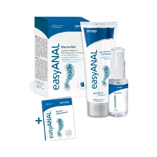 EasyAnal Starter Kit Lubricant, RelaxSpray and Book