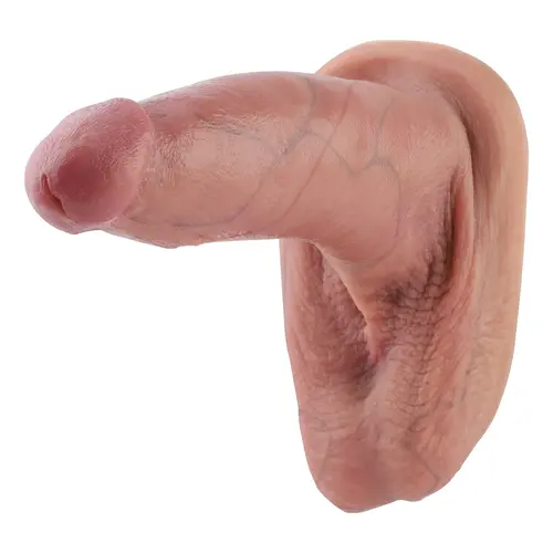 Realistische Dildo KlicLok® en Zuignap 23 CM Beige