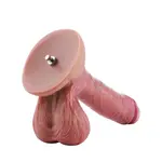 Realistische Dildo KlicLok® en Zuignap 25 cm Beige