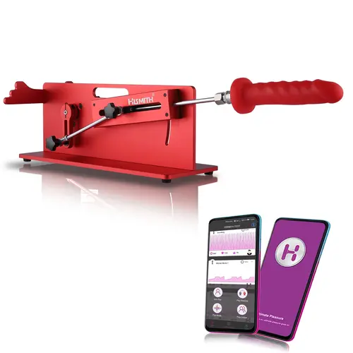 PRO 5 Premium Sexmaschine TableTop KlicLok® Smart App Rot