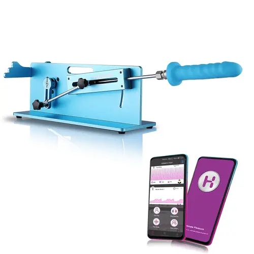 PRO 5 Premium Sexmaschine TableTop KlicLok® Smart App Blau