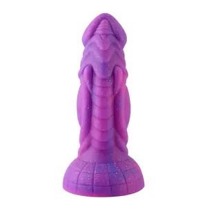 Fantasy Merman Suction Cup Dildo Purple 18 cm