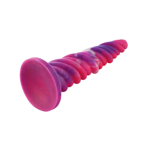 Fantasy Saugnapf Dildo 25 cm Anal Rosa Einhorn