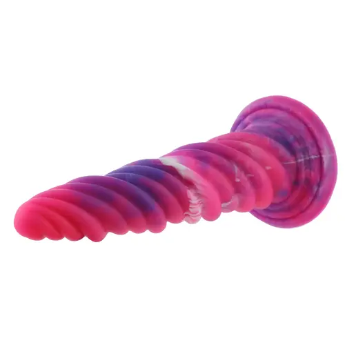 Fantasy Zuignap Dildo 25 cm Anaal Roze Unicorn