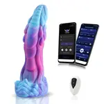 Wildolo® Wildolo® Fantasy Dildo Vibrator mit App & Fernbedienung 26 cm Nessie