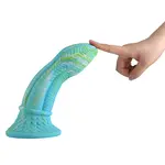 Fantasy Zuignap Dildo Blauw 25 cm Anaal