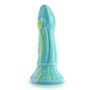 Fantasy Zuignap Dildo Blauw 25 cm Anaal