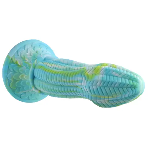 Fantasy Zuignap Dildo Blauw 25 cm Anaal